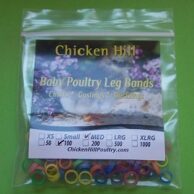 Baby Leg Bands MEDIUM (pkt 100)