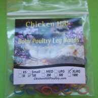 Baby Leg Bands EXTRA-LARGE (pkt 100)