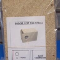 Budgie Nest box (flat pack)