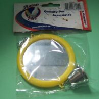 Small round mirror with bell