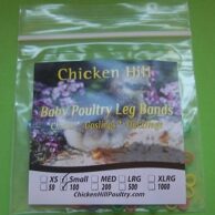 Baby Leg Bands SMALL (pkt 100)