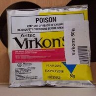 Virkon satchel 50g