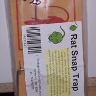 Wood spring rat trap - single
