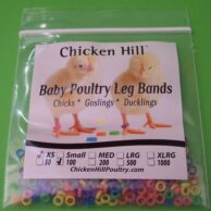 Baby Leg Bands Extra Small (pkt 100)