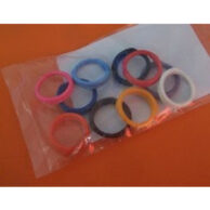 Poultry Leg rings - 19mm spiral - mixed - pk10