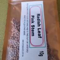 Radish Pink Stem 10g