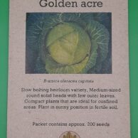 Cabbage- Golden Acre