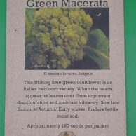 Cauliflower- Green Macerata